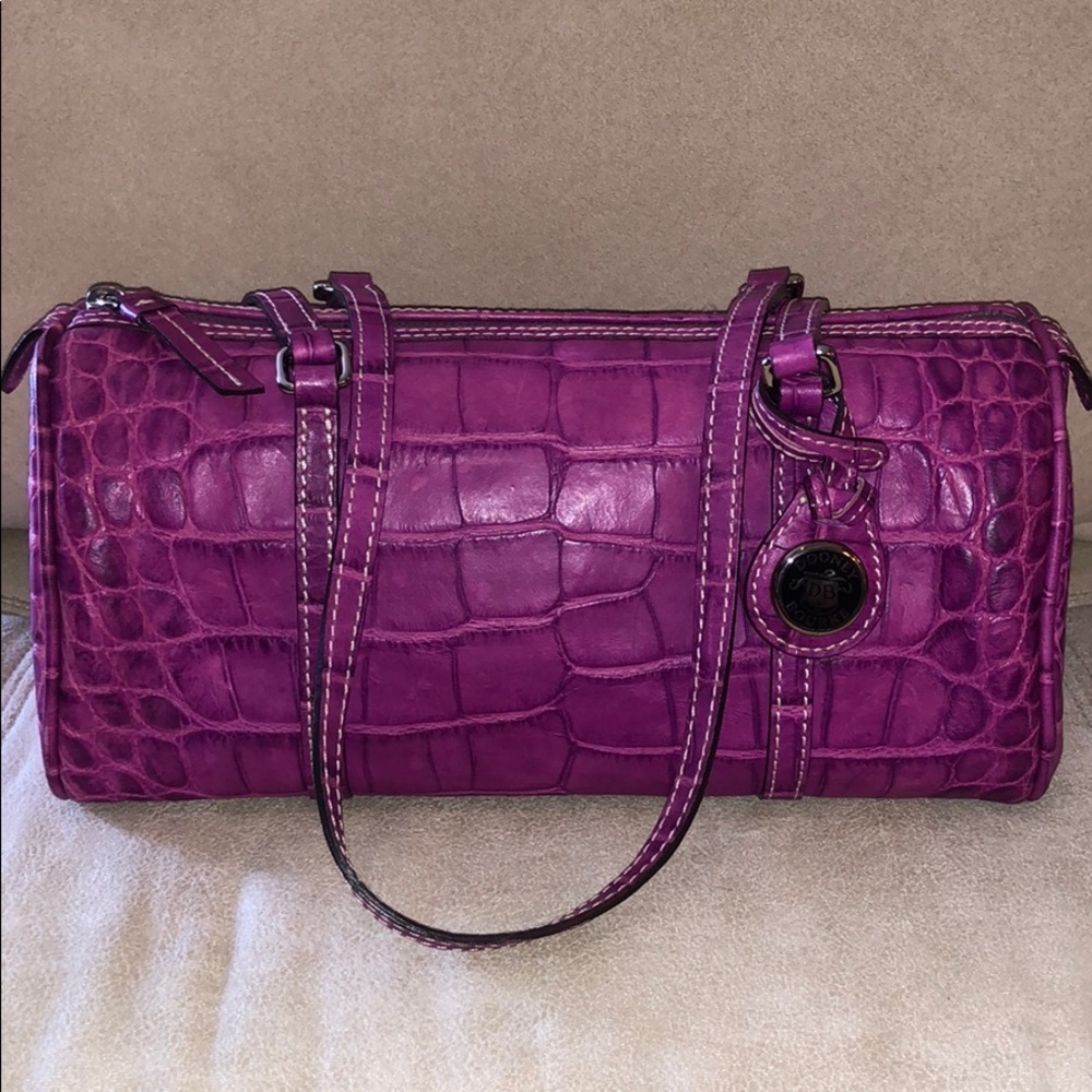 Vintage Dooney & Bourke barrel satchel